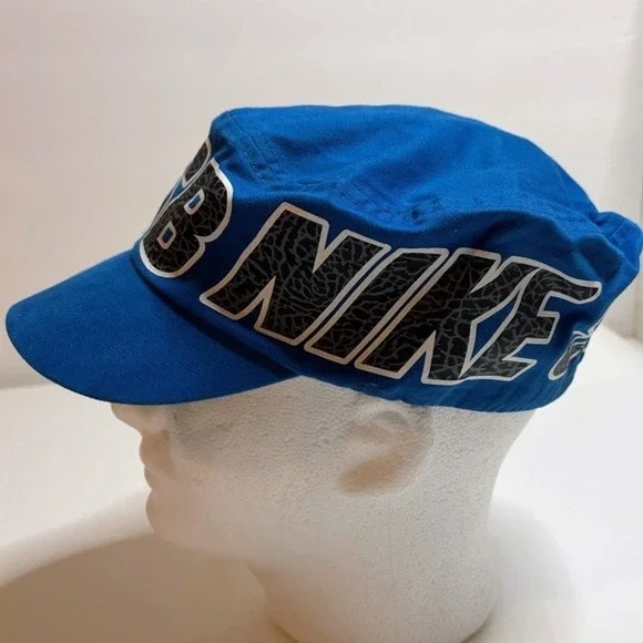 Rare Vintage NIKE SB Big Logo Stretch Fit Painters Hat Cap Y2K New NWT Cement - Picture 3 of 10